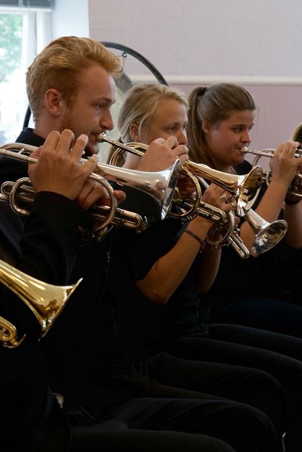 Sejs Blæserne spiller morgenmusik
